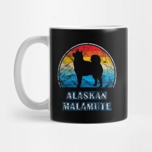 Alaskan Malamute Vintage Design Dog Mug